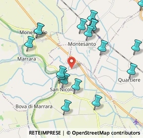 Mappa Via Medelana, 44019 Argenta FE, Italia (2.5105)