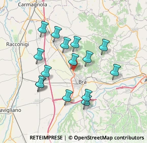 Mappa Via Don Luigi Orione, 12042 Bra CN, Italia (6.73267)