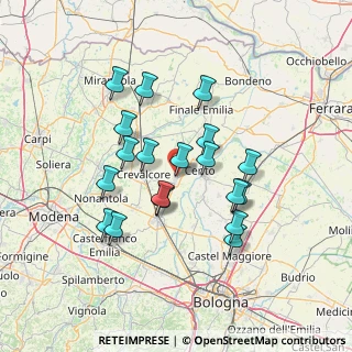 Mappa Via Ferranti, 40017 San Giovanni in Persiceto BO, Italia (12.61316)