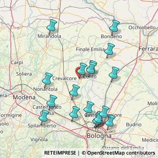 Mappa Via Ferranti, 40017 San Giovanni in Persiceto BO, Italia (17.13333)