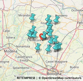 Mappa Via Nuova, 40017 San Giovanni in Persiceto BO, Italia (9.435)