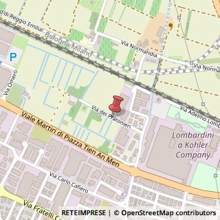 Mappa Via dei Pratonieri, 7, 42124 Reggio nell'Emilia RE, Italia, 42124 Reggio nell'Emilia, Reggio nell'Emilia (Emilia Romagna)