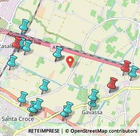 Mappa Via Giuseppe Torelli, 42122 Reggio nell'Emilia RE, Italia (1.3975)