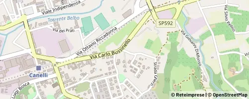 Mappa Canelli
