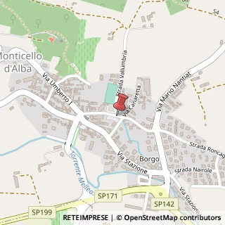 Mappa Via Mario Nantiat, 19/A, 12066 Monticello d'Alba, Cuneo (Piemonte)