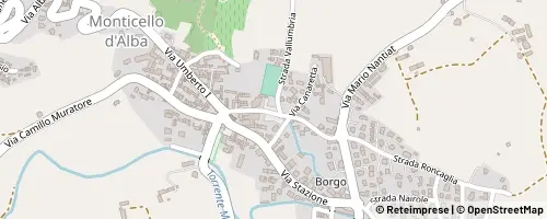 Mappa Monticello d'Alba