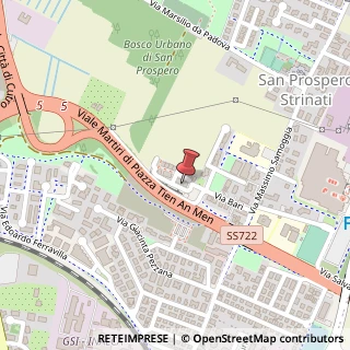 Mappa Via del Fante, 5, 42124 Campogalliano, Modena (Emilia Romagna)