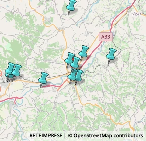 Mappa Strada Forcellini, 12051 Alba CN, Italia (7.25182)