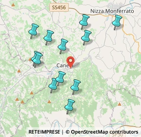 Mappa Via Bussinello, 14053 Canelli AT, Italia (3.92083)