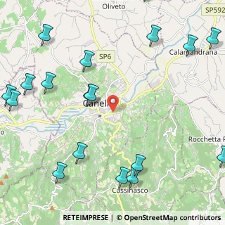 Mappa Via Bussinello, 14053 Canelli AT, Italia (3.306)