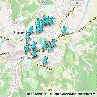Mappa Via Bussinello, 14053 Canelli AT, Italia (0.4135)