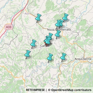 Mappa Via Bussinello, 14053 Canelli AT, Italia (5.56846)