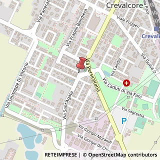 Mappa Via Sant'Agata, 84, 40014 Crevalcore, Bologna (Emilia Romagna)