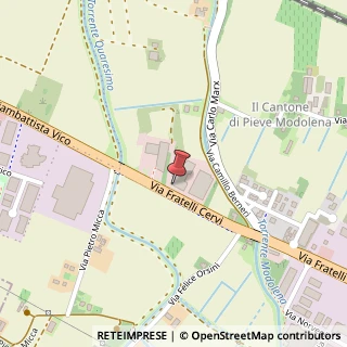 Mappa Via Fratelli Cervi, 169p, 42124 Cavriago, Reggio nell'Emilia (Emilia Romagna)