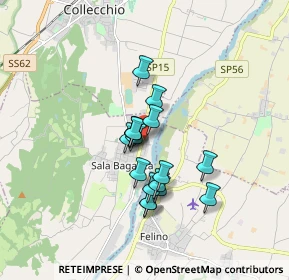 Mappa Via Aldo Capitini, 43038 Sala Baganza PR, Italia (1.27294)
