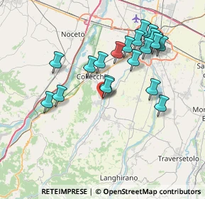 Mappa Via Aldo Capitini, 43038 Sala Baganza PR, Italia (7.376)