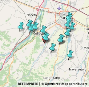 Mappa Via Aldo Capitini, 43038 Sala Baganza PR, Italia (6.20389)