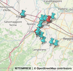 Mappa Via Aldo Capitini, 43038 Sala Baganza PR, Italia (11.334)