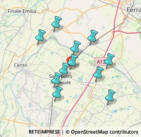 Mappa 40018 Maccaretolo BO, Italia (6.41273)