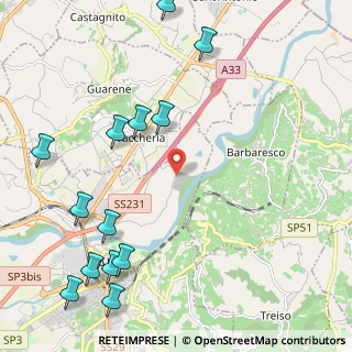 Mappa Strada Gorreto, 12051 Alba CN, Italia (3.08733)