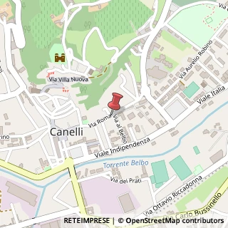 Mappa Via Roma, 90, 14053 Canelli, Asti (Piemonte)