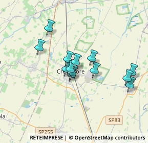 Mappa Via Mezzo Levante, 40014 Crevalcore BO, Italia (2.77077)