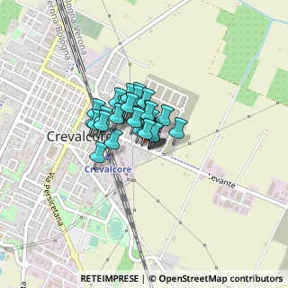 Mappa Crevalcore, 40014 Crevalcore BO, Italia (0.21379)