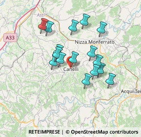 Mappa Via Giovan Battista, 14053 Canelli AT, Italia (6.04313)