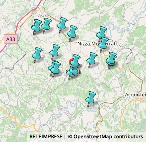 Mappa Piazza Amedeo d'Aosta, 14053 Canelli AT, Italia (6.485)