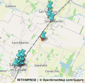 Mappa Via G. Setti, 40018 Maccaretolo BO, Italia (2.63154)