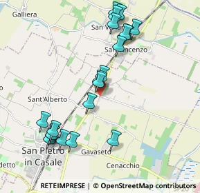 Mappa Via G. Setti, 40018 Maccaretolo BO, Italia (2.131)