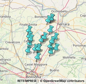 Mappa Via G. Setti, 40018 Maccaretolo BO, Italia (10.053)