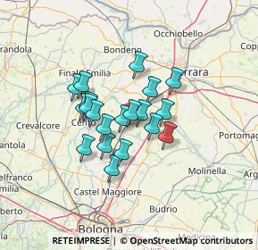 Mappa Via G. Setti, 40018 Maccaretolo BO, Italia (9.621)