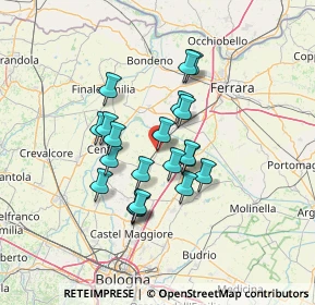 Mappa Via G. Setti, 40018 Maccaretolo BO, Italia (10.7145)