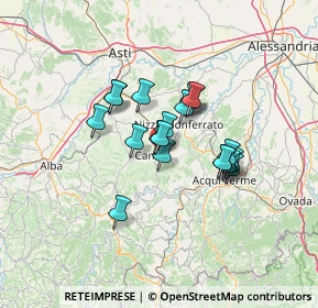 Mappa SP 592, 14053 Canelli AT, Italia (9.639)