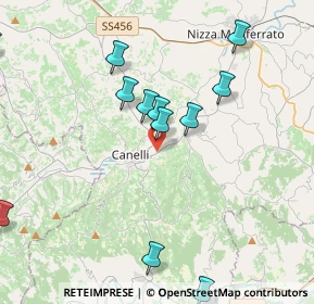 Mappa SP 592, 14053 Canelli AT, Italia (4.92231)