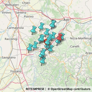 Mappa Strada Guarene, 12051 Alba CN, Italia (8.7955)