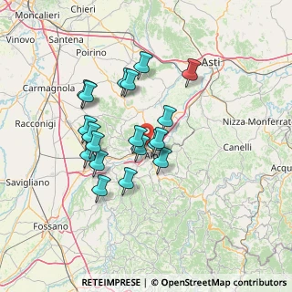 Mappa Strada Guarene, 12051 Alba CN, Italia (11.834210526316)