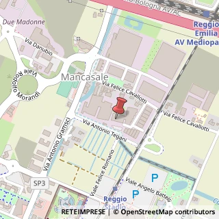 Mappa Via Antonio Tegani, 16, 42122 Bibbiano, Reggio nell'Emilia (Emilia Romagna)
