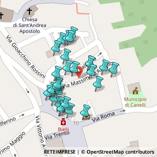 Mappa Via Massimo D'Azeglio, 14053 Canelli AT, Italia (0.05071)