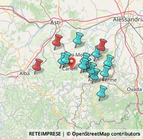 Mappa Via Corrado del Monferrato, 14053 Canelli AT, Italia (10.16467)