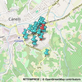 Mappa Via Corrado del Monferrato, 14053 Canelli AT, Italia (0.29167)