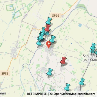 Mappa Via Melloni Giambattista, 40066 Pieve di Cento BO, Italia (4.2915)