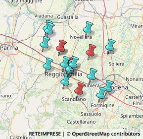 Mappa Reggio Nell'emilia, 42122 Reggio nell'Emilia RE, Italia (11.28389)