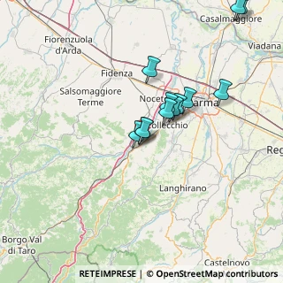 Mappa Via Qualatico, 43044 Collecchio PR, Italia (13.11583)