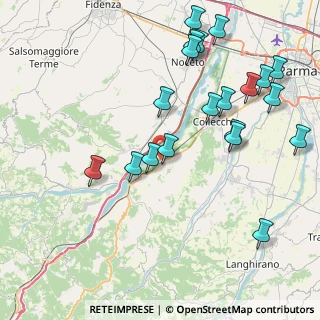 Mappa Via Qualatico, 43044 Collecchio PR, Italia (9.462)