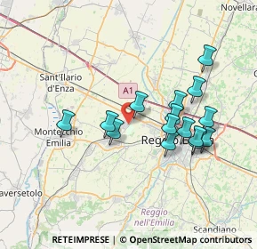 Mappa Via Piero Gobetti, 42025 Cavriago RE, Italia (6.64933)