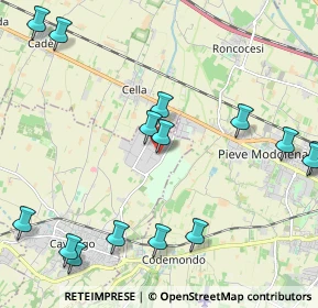 Mappa Via Piero Gobetti, 42025 Cavriago RE, Italia (2.92824)