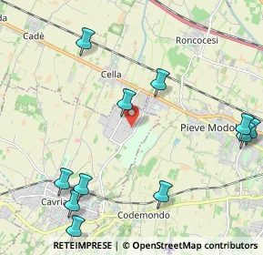 Mappa Via Piero Gobetti, 42025 Cavriago RE, Italia (2.70545)