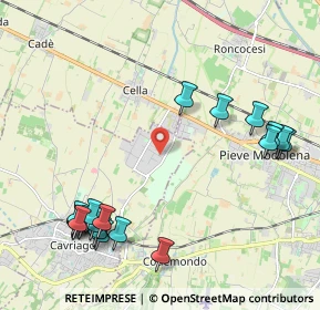 Mappa Via Piero Gobetti, 42025 Cavriago RE, Italia (2.627)